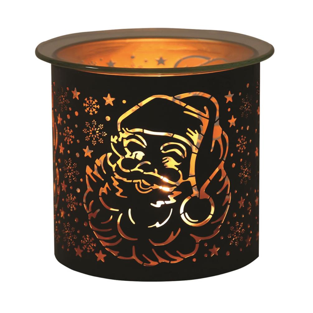 Aroma Black & Gold Santa Jar Sleeve & Wax Melt Warmer £6.29